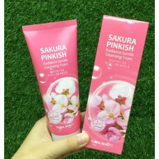 Sữa rửa mặt trắng da hoa anh đào Flora Beauty Sakura Pinkish